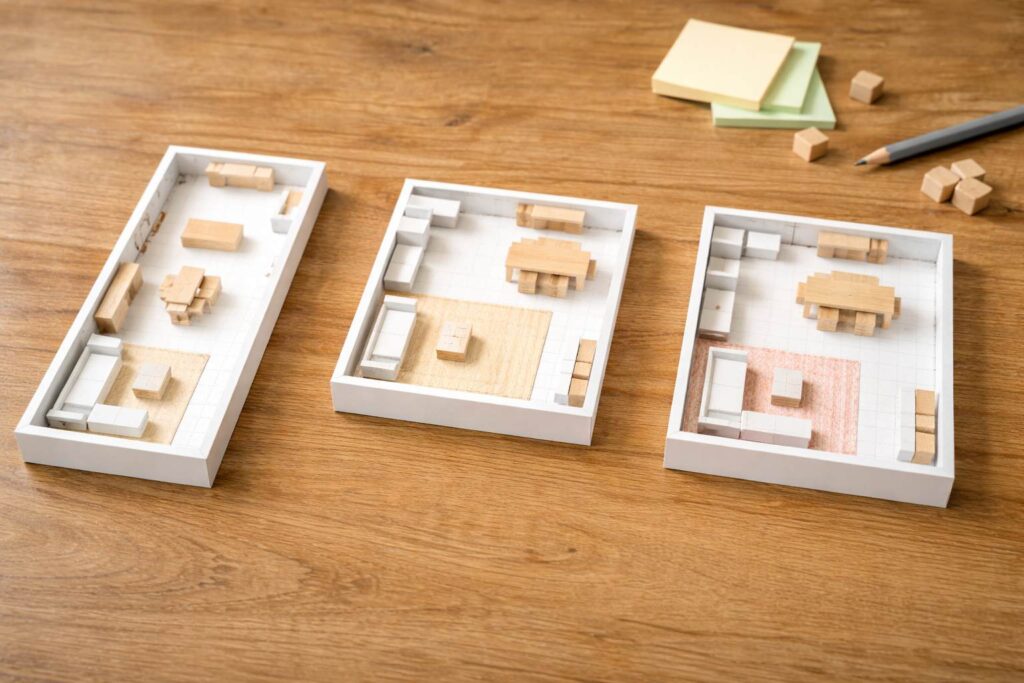 縦長横長正方形の間取り